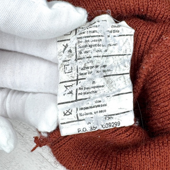 🧡 Carhartt Knit Cuffed Beanie – Rust / Burnt Orange – Classic Logo Patch - Picture 4 of 4